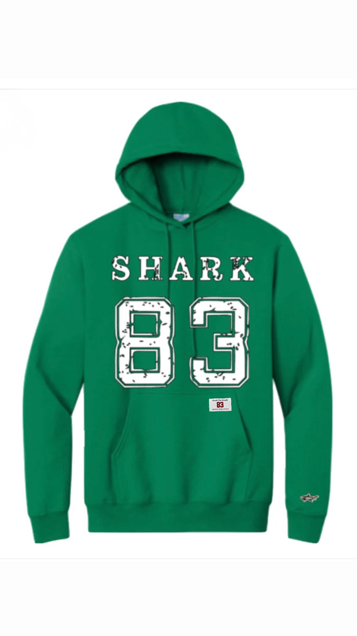 Shark '83 Kelly Green Hoodie