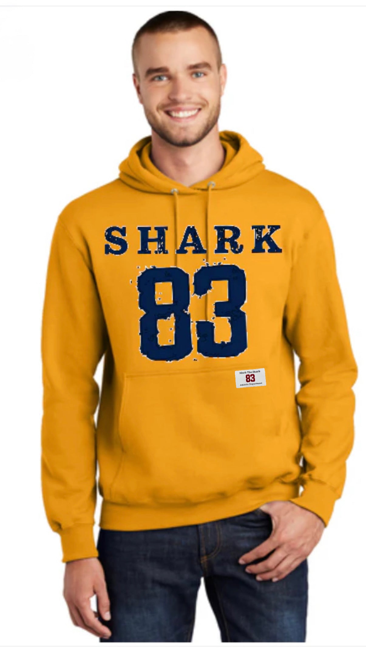 Shark '83 Gold Hoodie