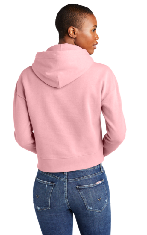 Pink Shark Fleece Hoodie
