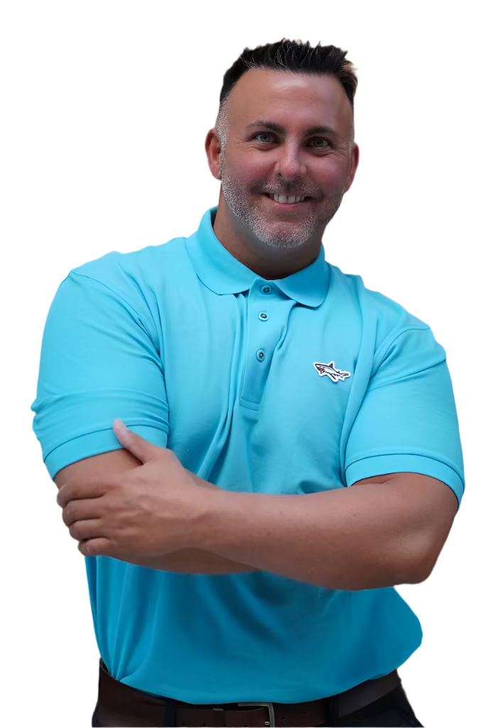Shark Maui Blue Polo