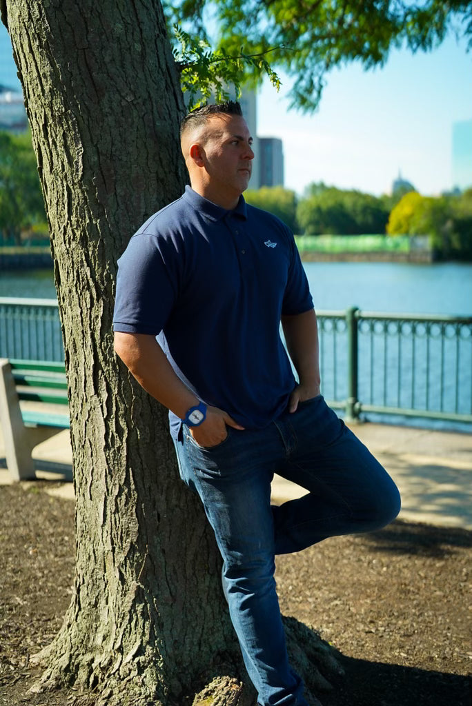 Shark Navy Polo
