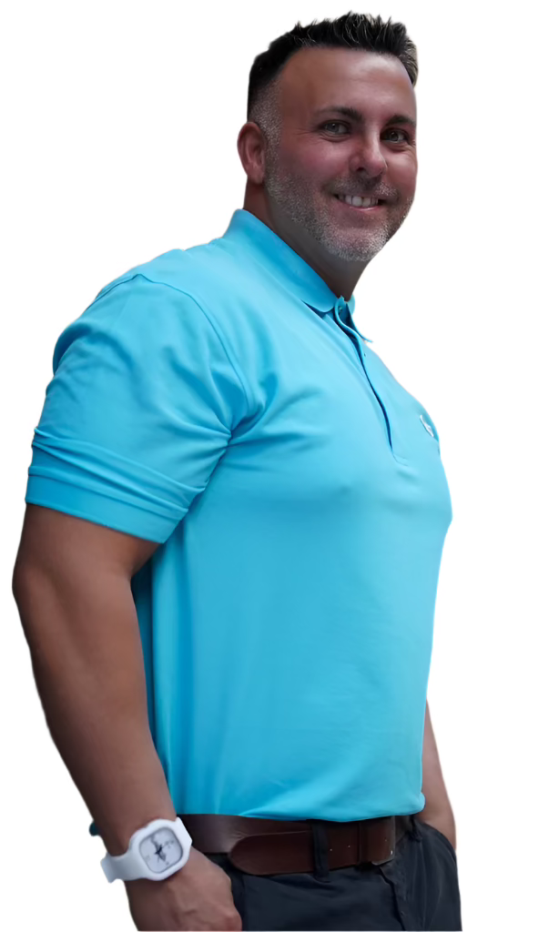 Shark Maui Blue Polo