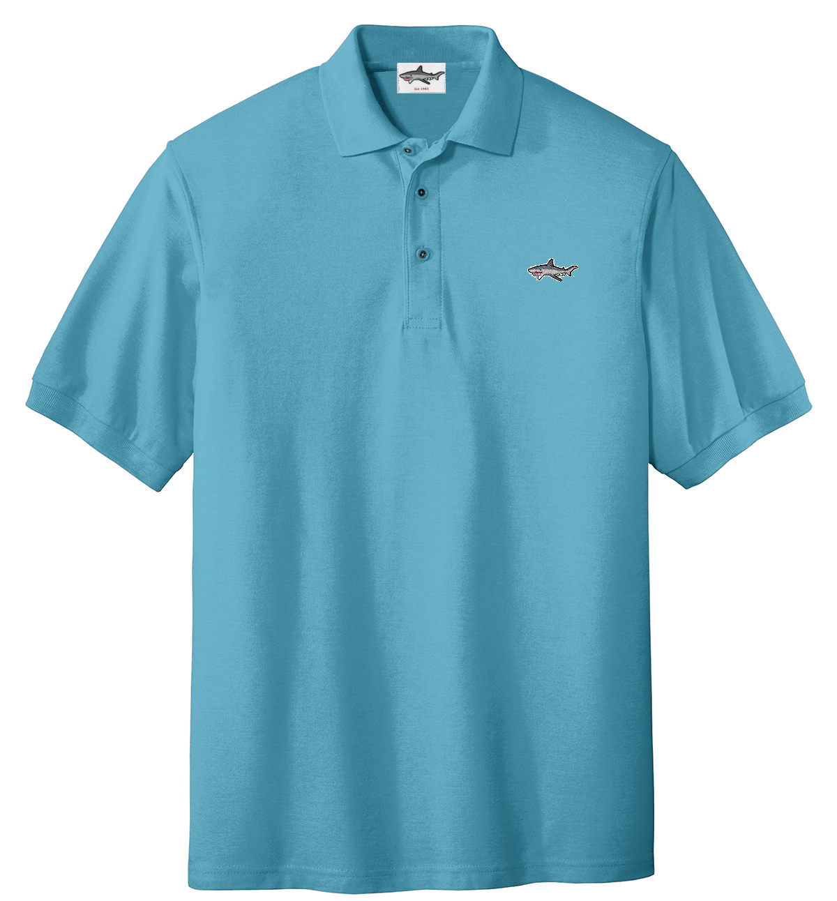 Shark Maui Blue Polo
