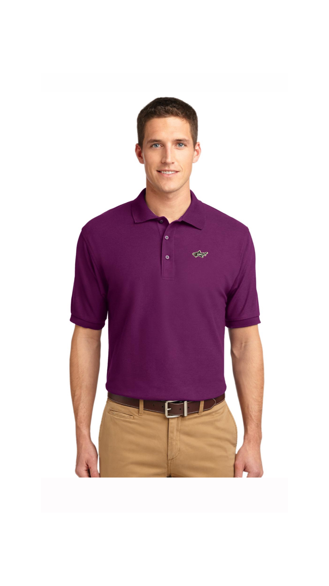 Classic Shark Purple Polo