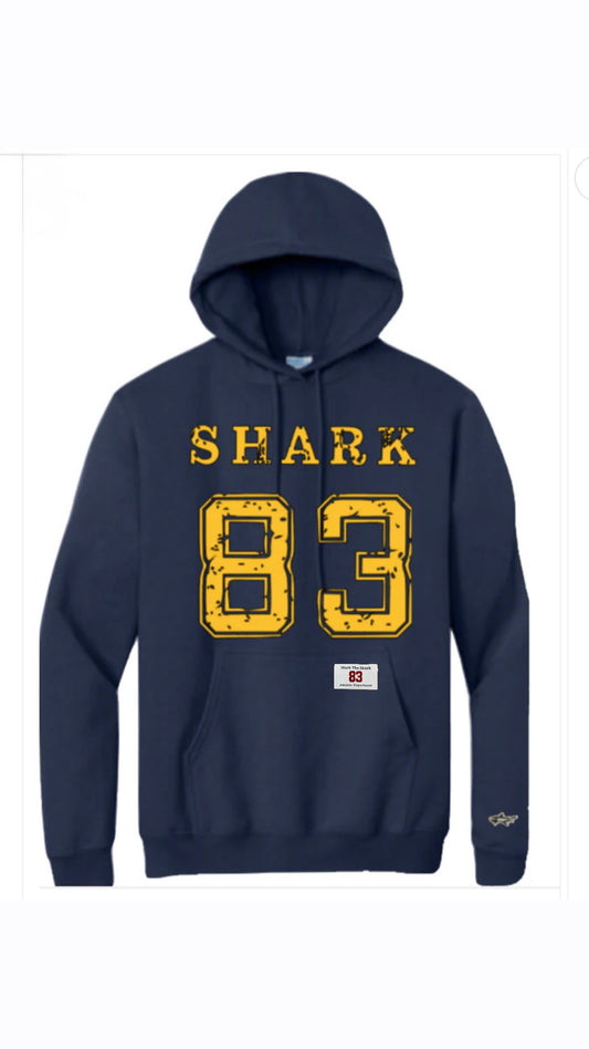 Shark '83 Navy Hoodie