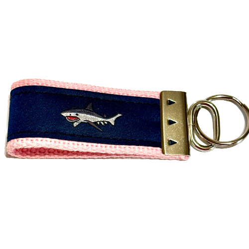 Cape Cod Pink Shark Keyholder