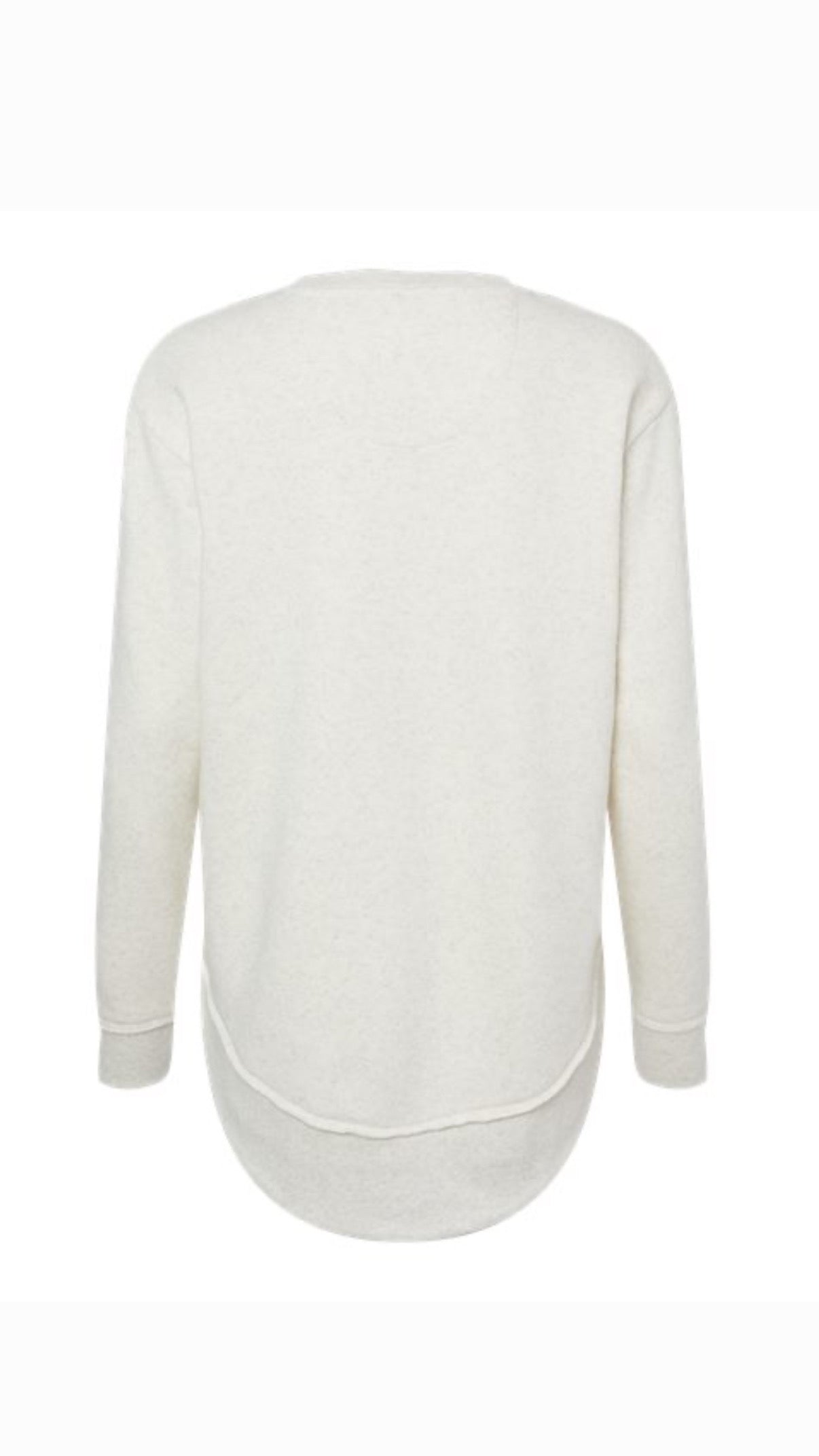 Cream Fleece Crewneck Sweatshirt