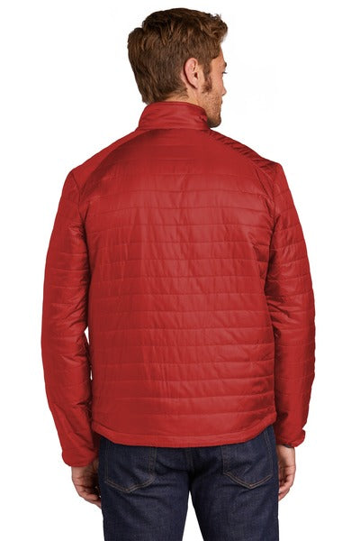 Cherry Red Shark Puff Jacket