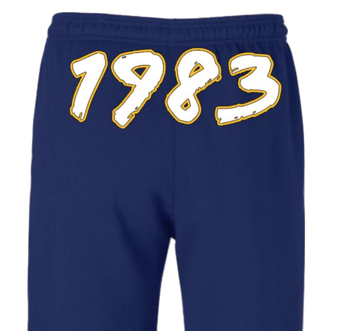 Shark University Navy Sweatpants