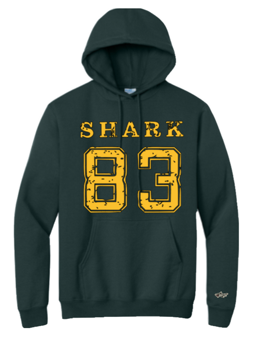 Shark '83 Forrest Green Hoodie