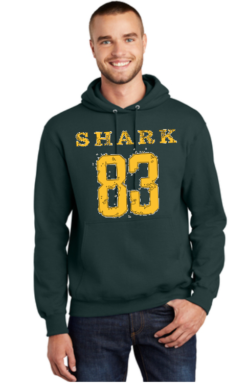 Shark '83 Forrest Green Hoodie