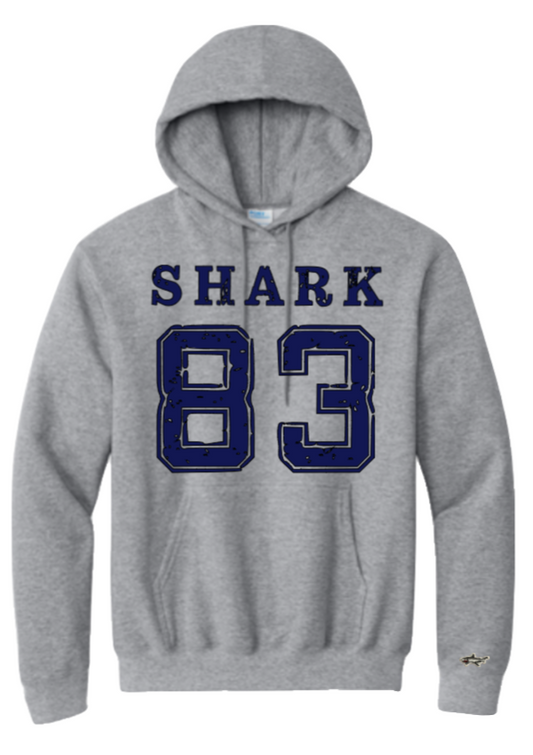 Shark '83 Grey Hoodie