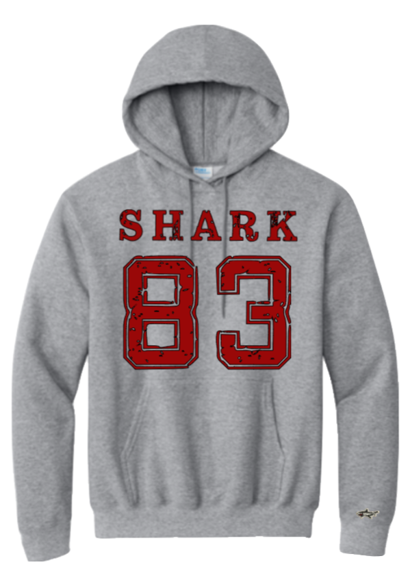 Shark '83 Grey Hoodie