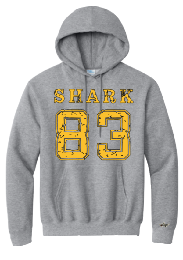 Shark '83 Grey Hoodie