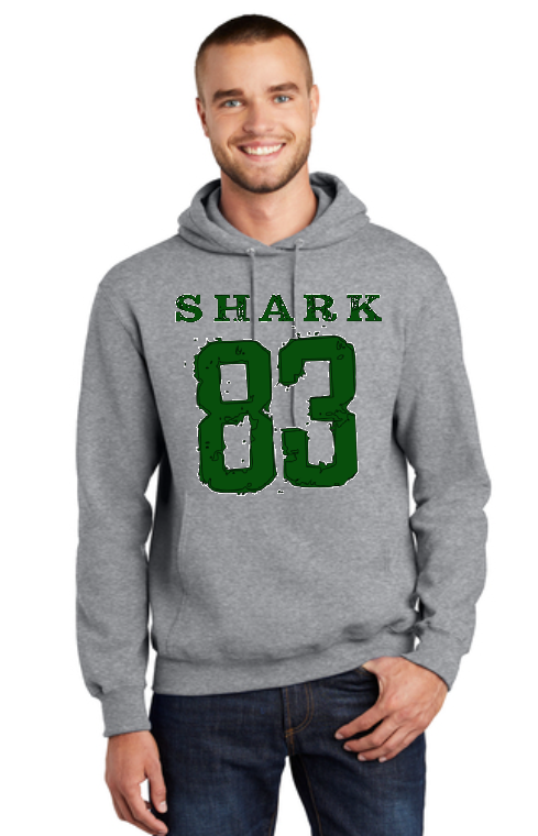 Shark '83 Grey Hoodie