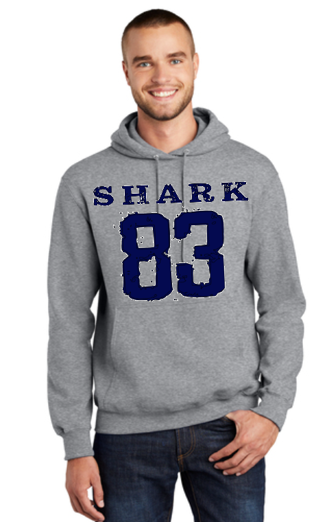 Shark '83 Grey Hoodie