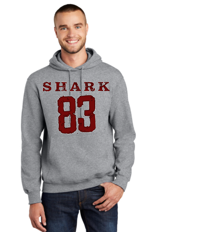 Shark '83 Grey Hoodie