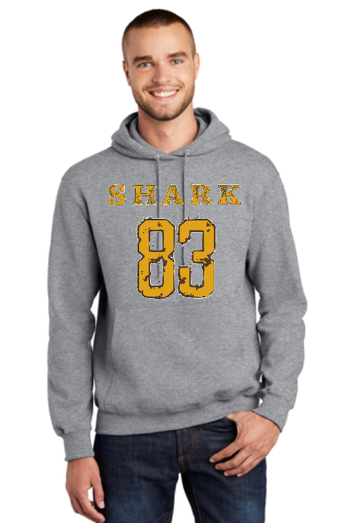 Shark '83 Grey Hoodie