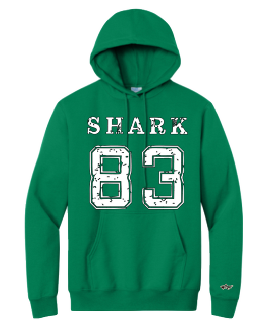 Shark '83 Kelly Green Hoodie