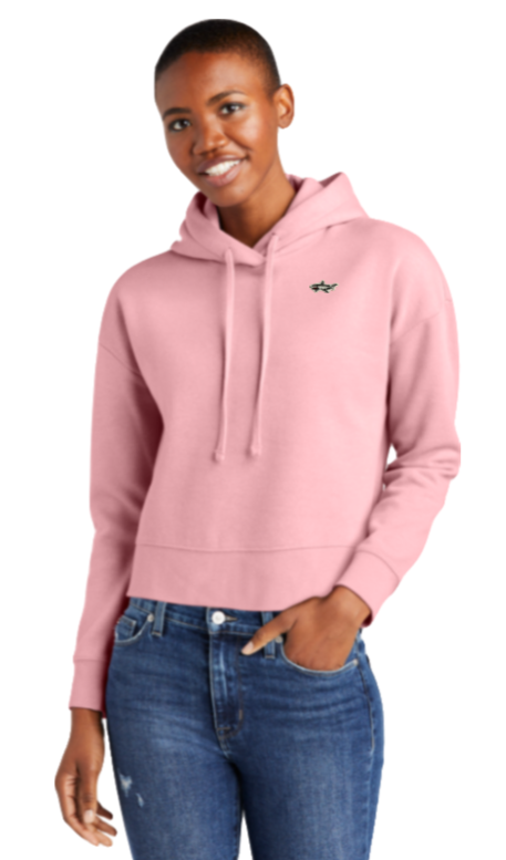 Pink Shark Fleece Hoodie