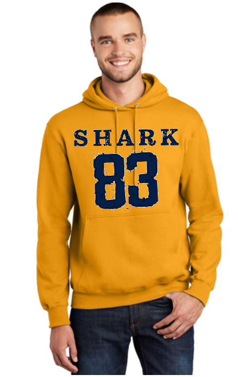 Shark '83 Gold Hoodie